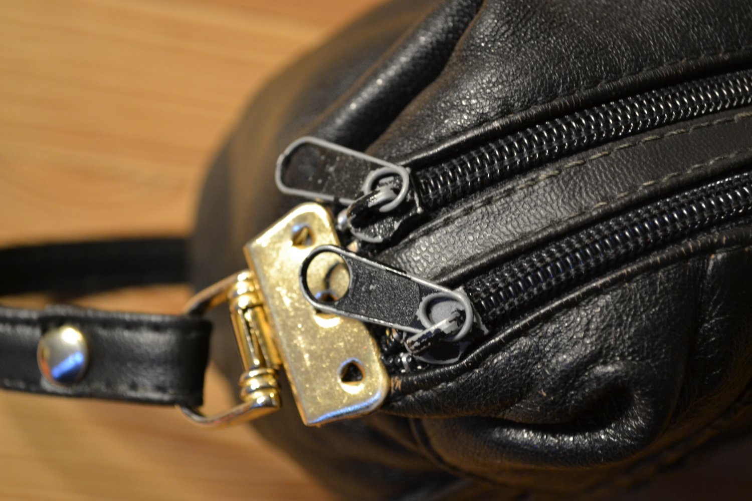 Schwarze Damen Tasche Umhängetasche 