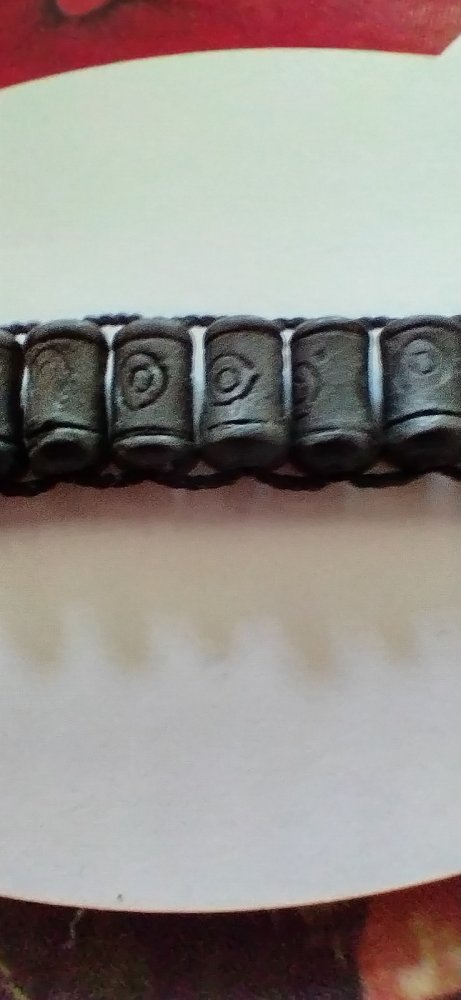 Armband schwarz mit einzelnen Gliedern