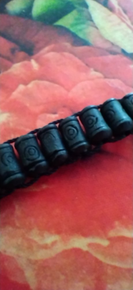 Armband schwarz mit einzelnen Gliedern