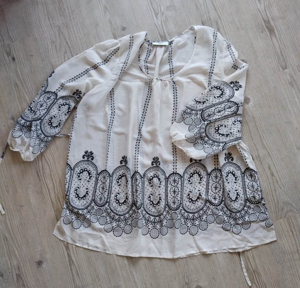 Tunika aus Chiffon , Größe 54