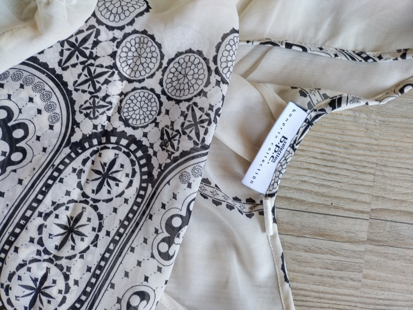 Tunika aus Chiffon , Größe 54