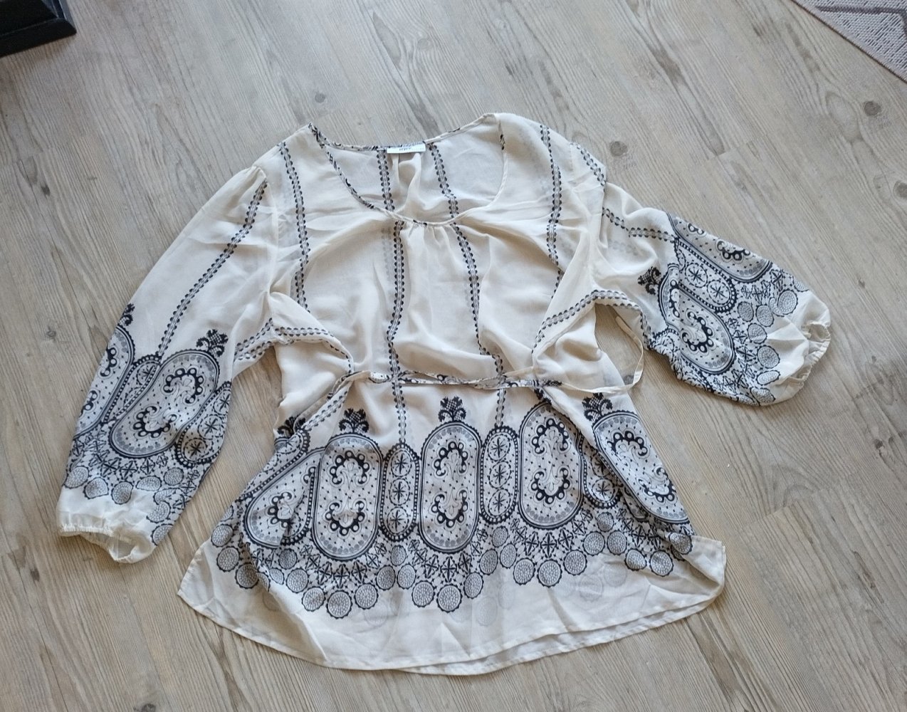 Tunika aus Chiffon , Größe 54