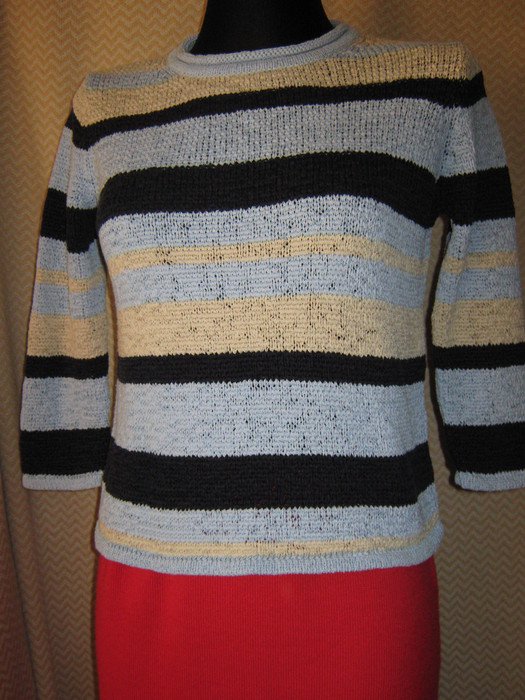 NEU * Ausgefallen * stylisch * Streifen * Strick- Pullover 