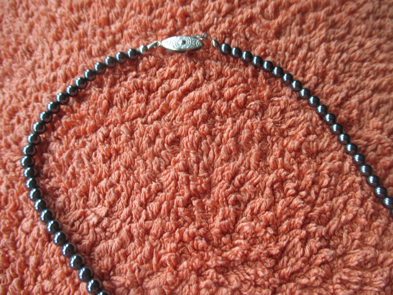 NEU * Elegant * ausgefallen * ORIGINAL VINTAGE * Perlen * Collier * Kette * schwarz * rauch- blau * cremé- weiß *