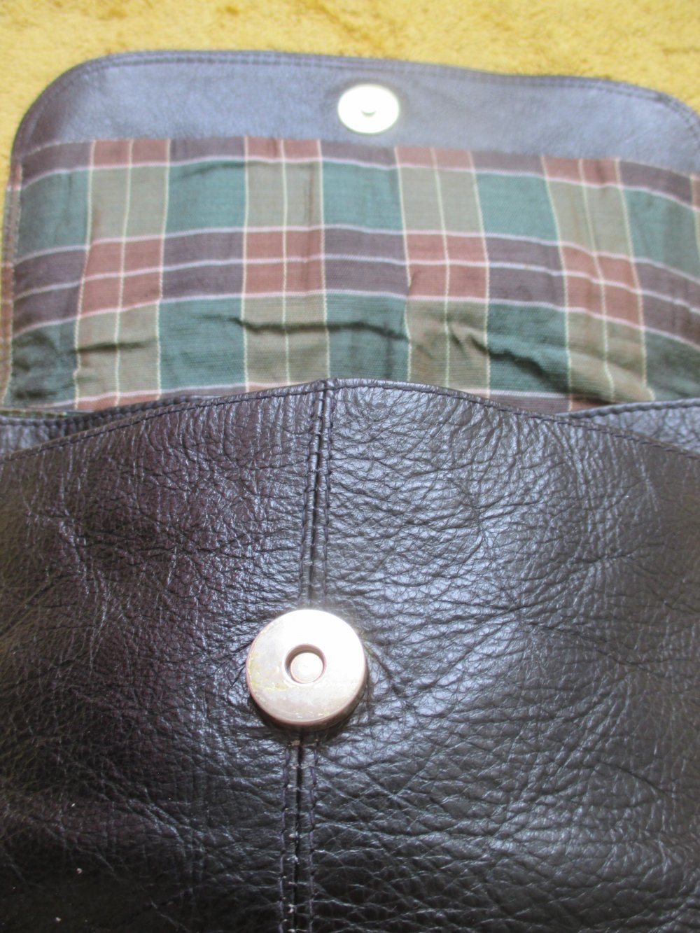 Original 1980er VINTAGE * DESIGNER * Echt Nappa- Leder * Hand * Umhänge * Clutch * Tasche * Tote * schwarz * hell- braun *