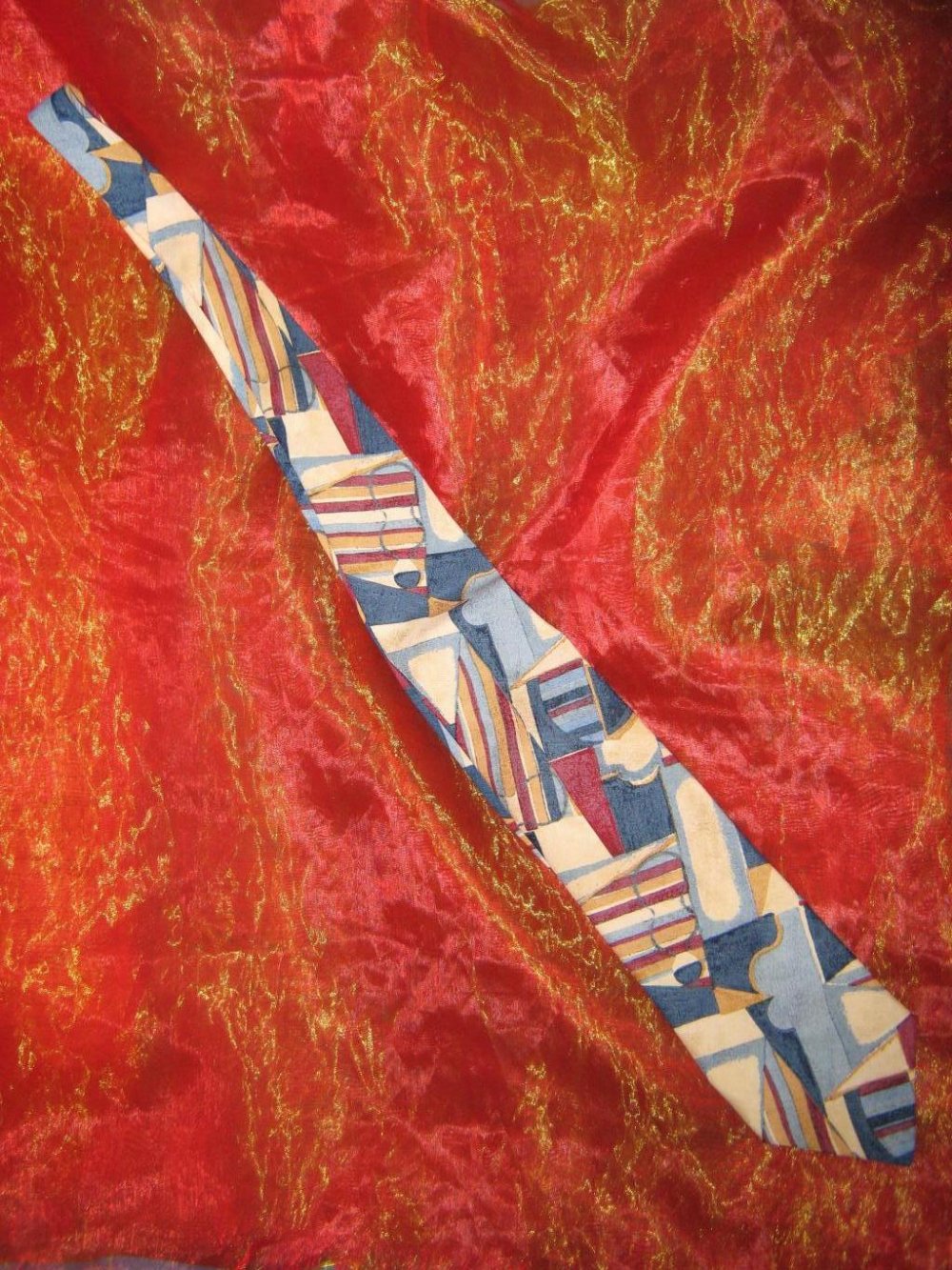 NEU * Ausgefallen * stylisch * edel * Original 1980er VINTAGE * Seiden- Krawatte 