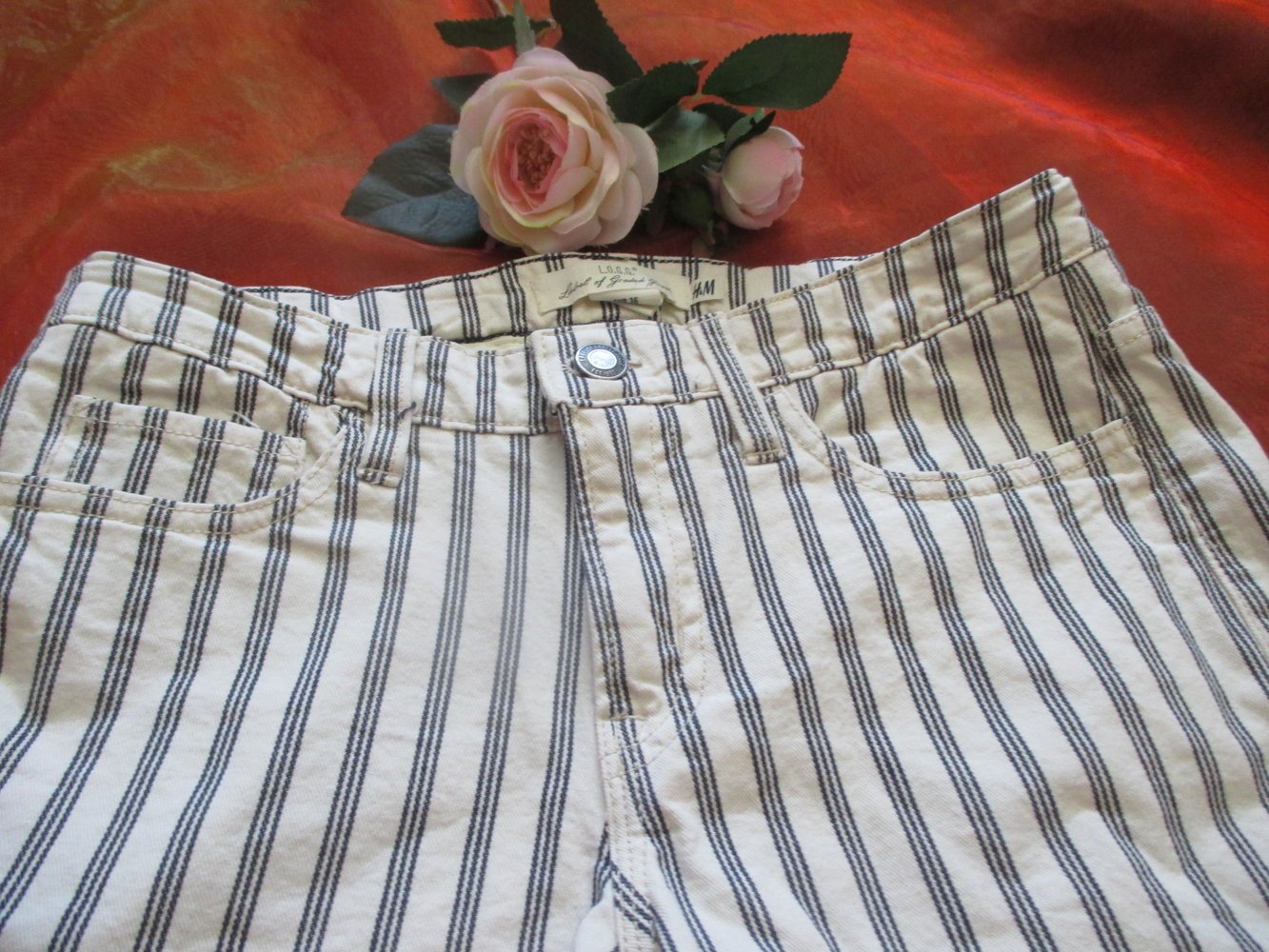 NEU * Marine * Navy * Maritim * Sailor * Knackpo * Streifen * Jeans * Bermuda- Short * Hotpants * Hose 