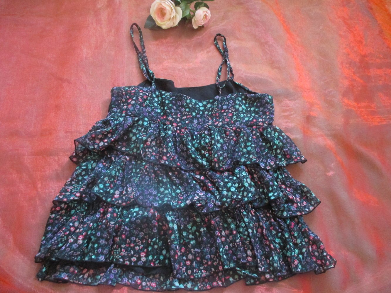 NEUw * Blüten * Petit * Mille Fleurs * Salsa Look * Baby- Doll * Spaghetti- Träger * Blusen * TOP 