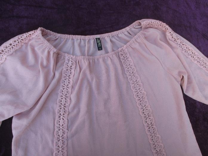 NEU * Carmen * Off Shoulder * Litzen * Spitzen * Volant * Rüschen * Romantik * Baby Doll * Seiden Krepp * Bluse * Tunika 