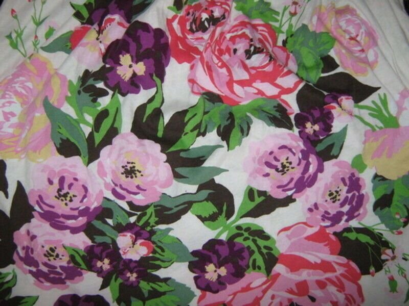  NEU * Stylisch * Off Shoulder * Carmen- Style * Rosen * Blumen * Blüten * Flower- Power * Romantik * Baby Doll * Puffärmel * Kleid 