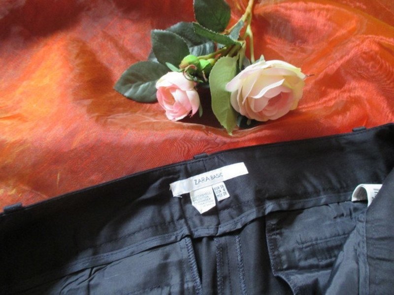 NEU * Edel * sexy * Anzug * Marlene * Schlag * Hose ''ZARA Classic'' Gr. 38- 40/ S- M * schwarz * Gothic *