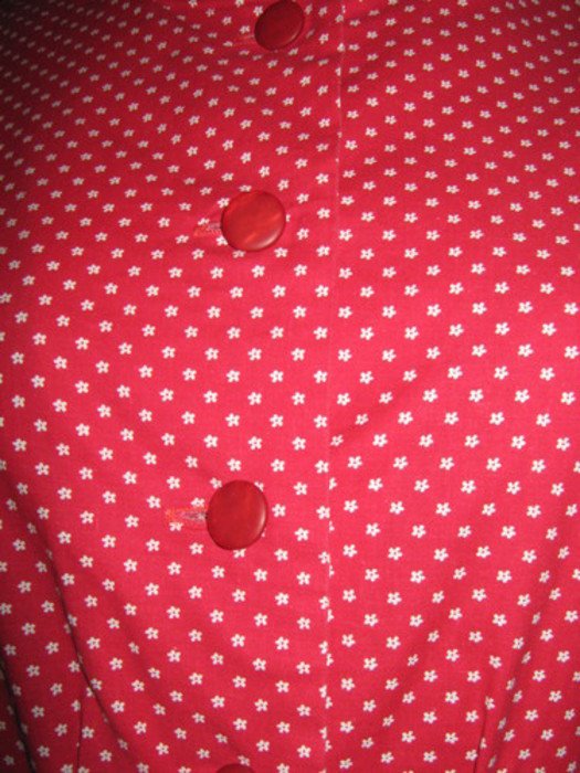 NEUw * Original Landaus VINTAGE * Romantik * Rockabilly * Petit * Mille Fleurs * Punkte * Polka Dots * Hemdblusen * Kleid * Gr. 36- 38/ S * rot * weiß *