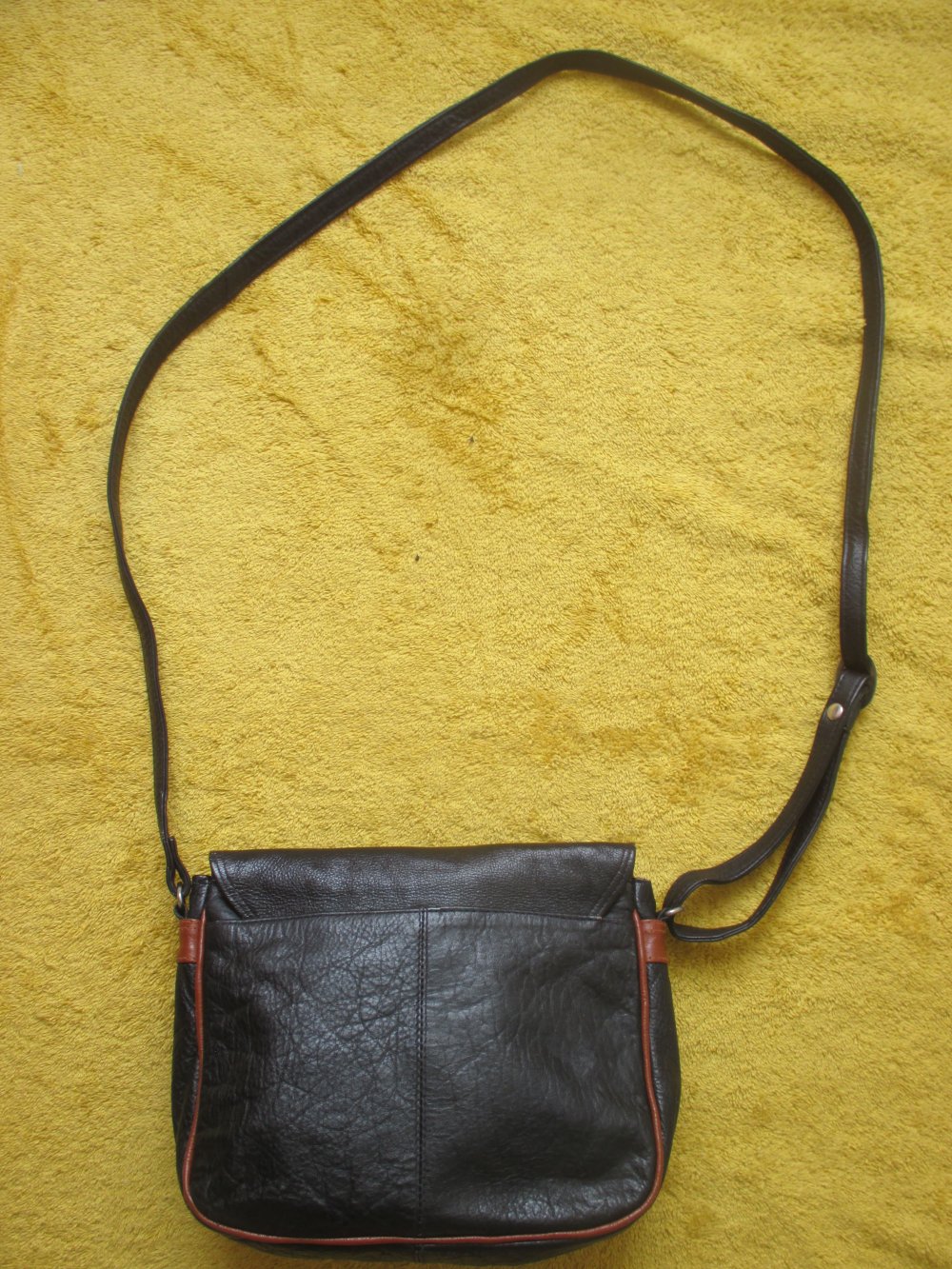 Original 1980er VINTAGE * DESIGNER * Echt Nappa- Leder * Hand * Umhänge * Clutch * Tasche * Tote * schwarz * hell- braun *