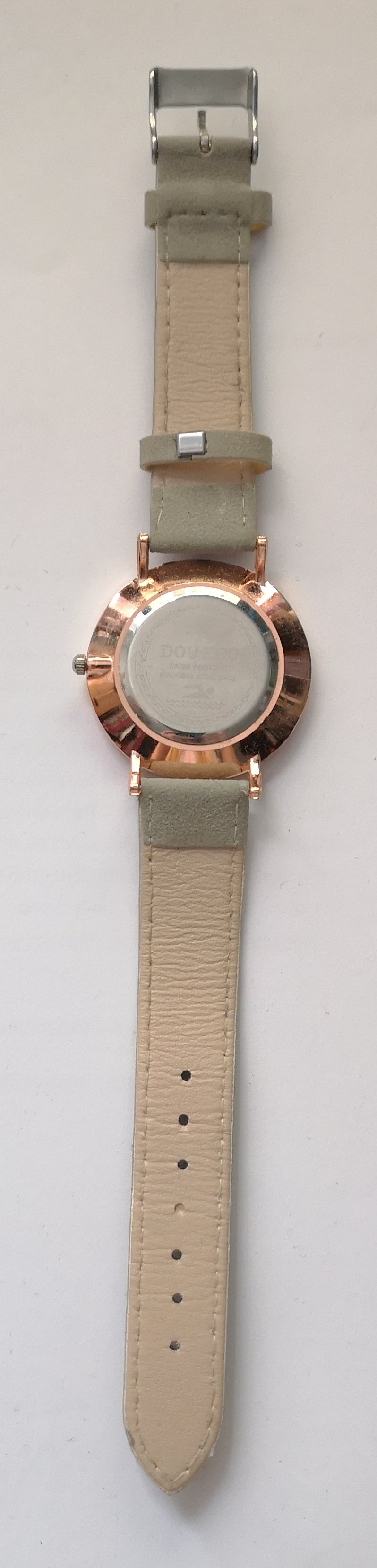 Damenuhr grau/rosegold