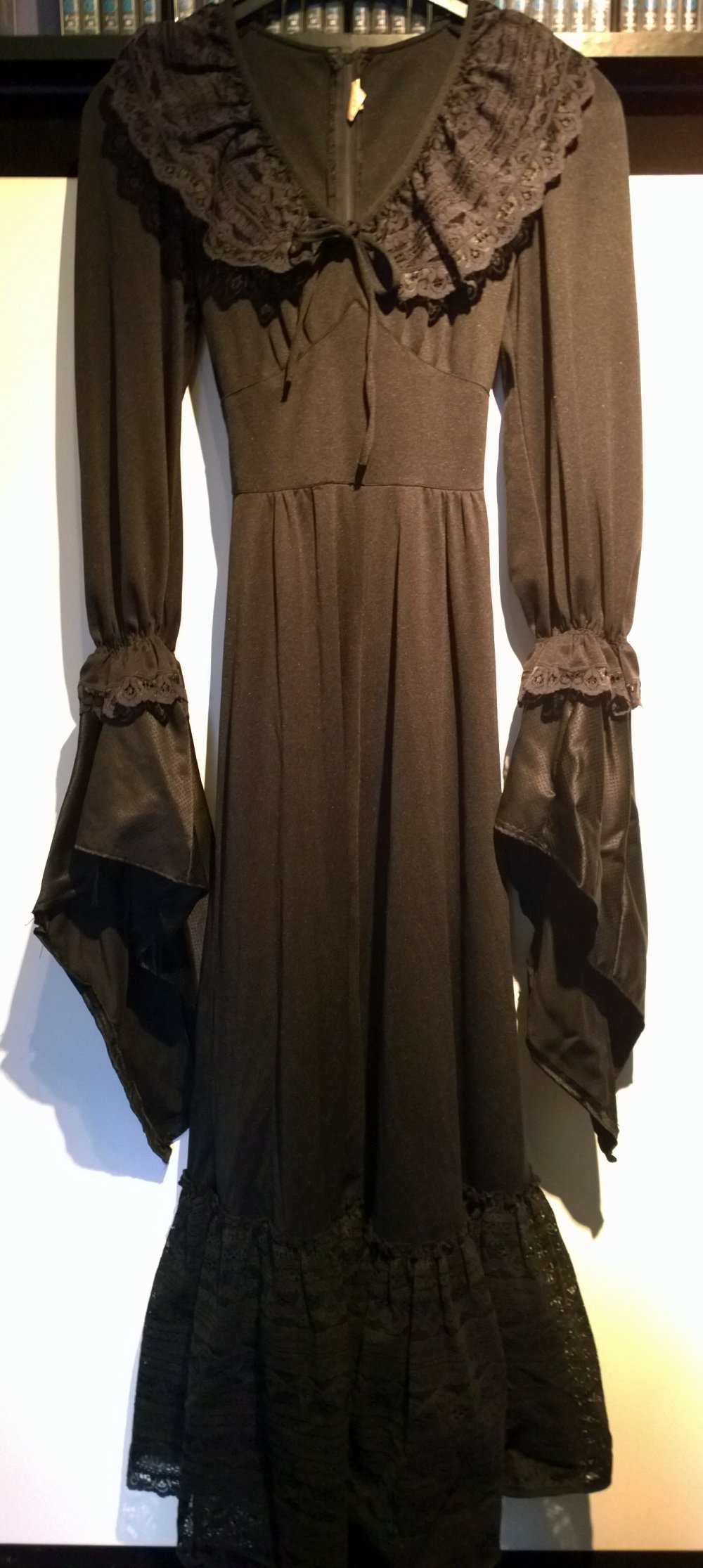 Kleid, Kostüm, schwarz, Gothic, Halloween, Fasching Gr.38/40