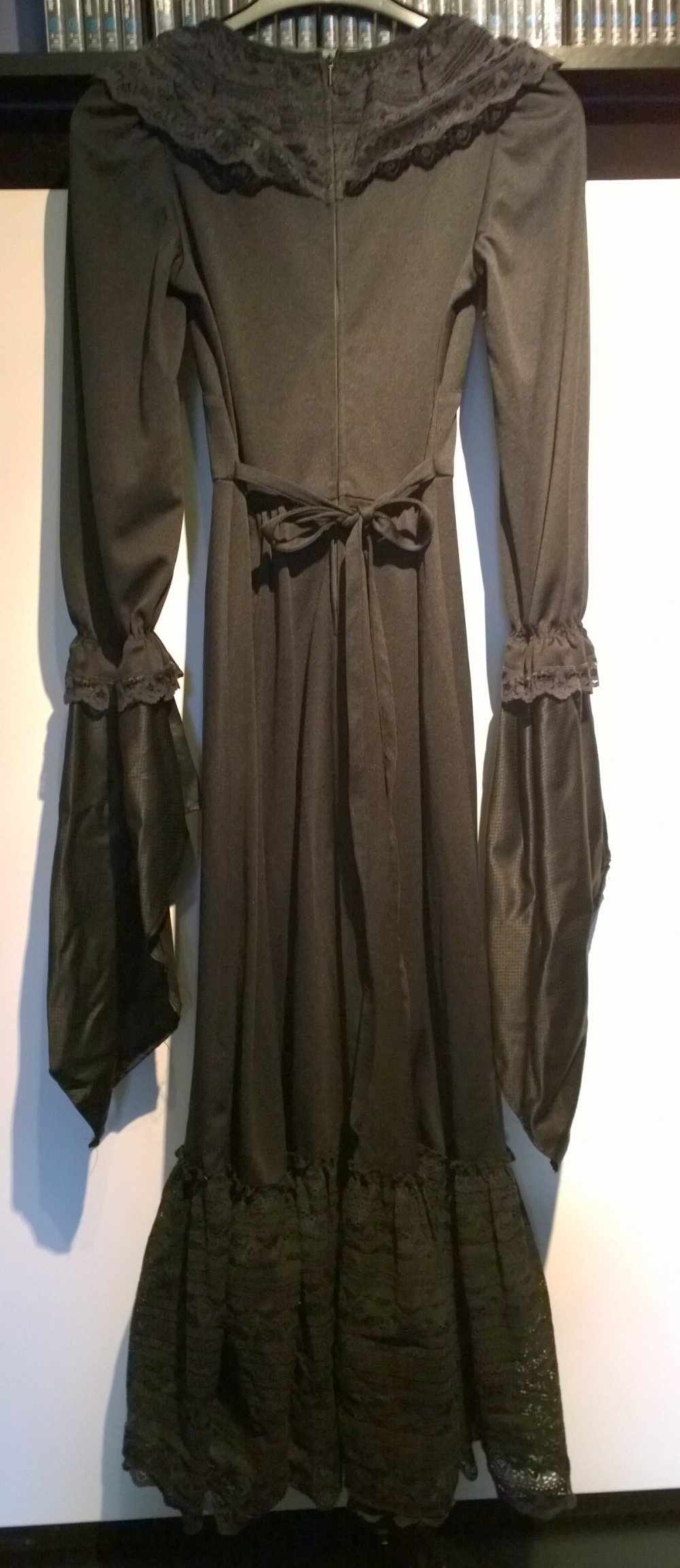 Kleid, Kostüm, schwarz, Gothic, Halloween, Fasching Gr.38/40