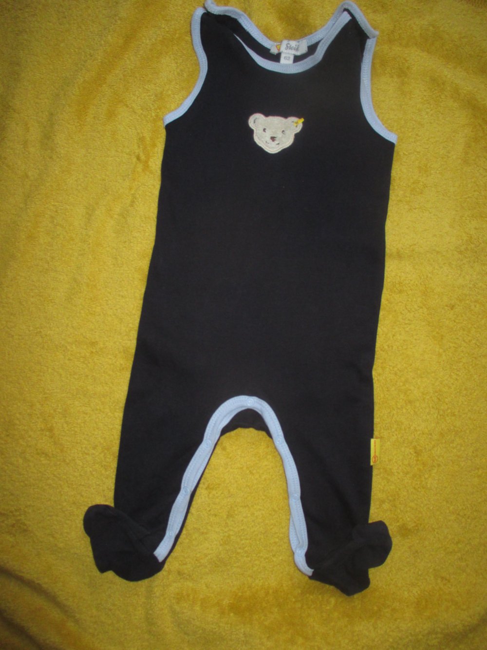 NEU * Baby * BOY oder auch GIRL * Unisex * 3D Bären * Applikation- Stickerei * Einteiler * Strampler * Strampelanzug * Schlafanzug * Jumpsuit 