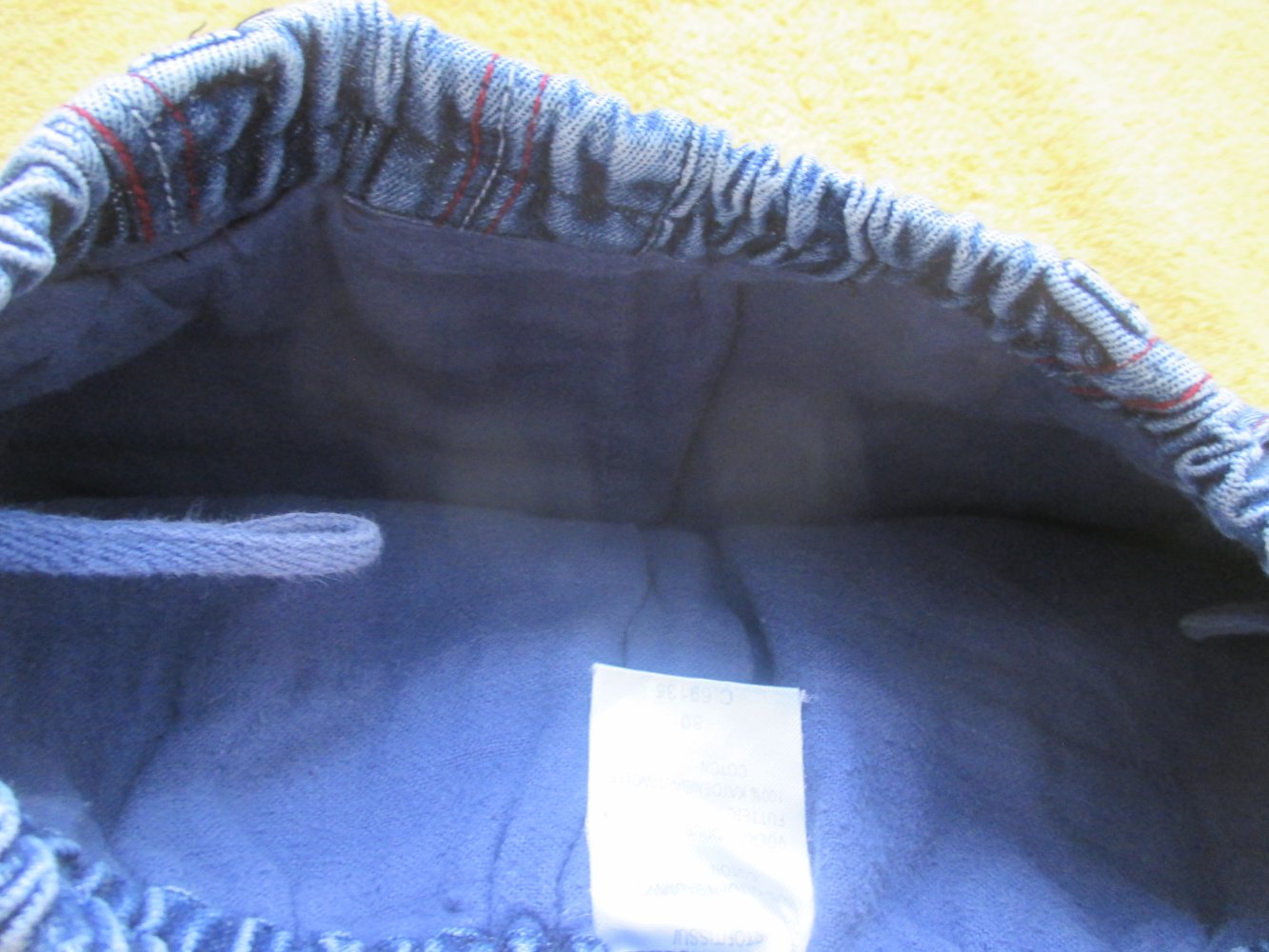 NEU * Niedlich * Baby * BOY * Jungs oder auch GIRL * Mädchen * Unisex * Winter * Gummizug * Schlupf * Jeans- Hose * Gr. 74- 80 * blau *