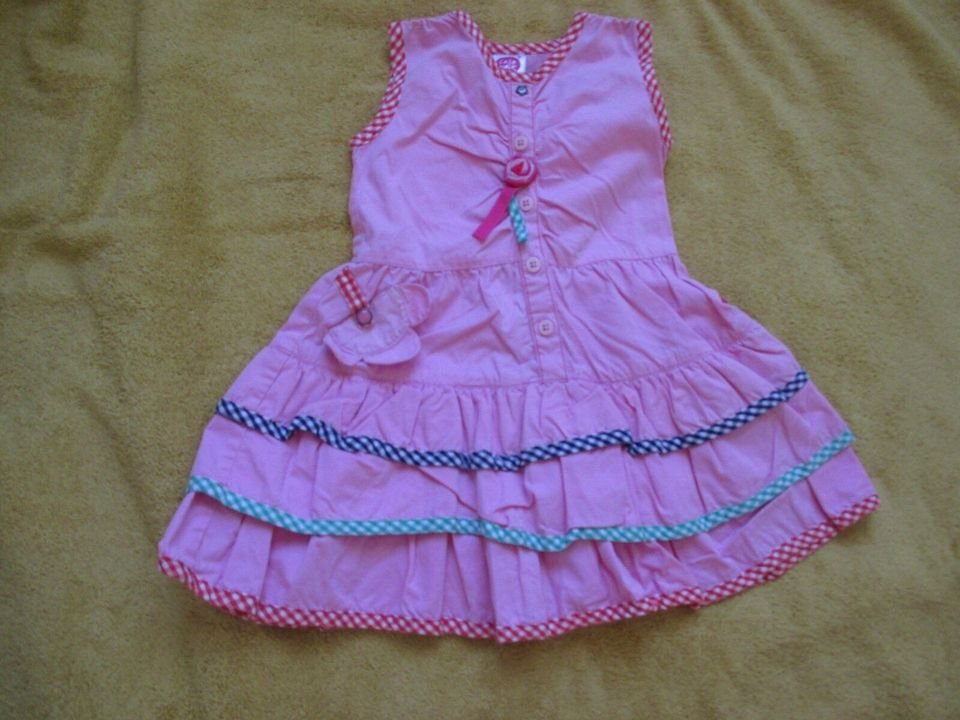 NEU * Niedlich * Girls * Mädchen *3D Blume * Büte * Sommer * Kleid 