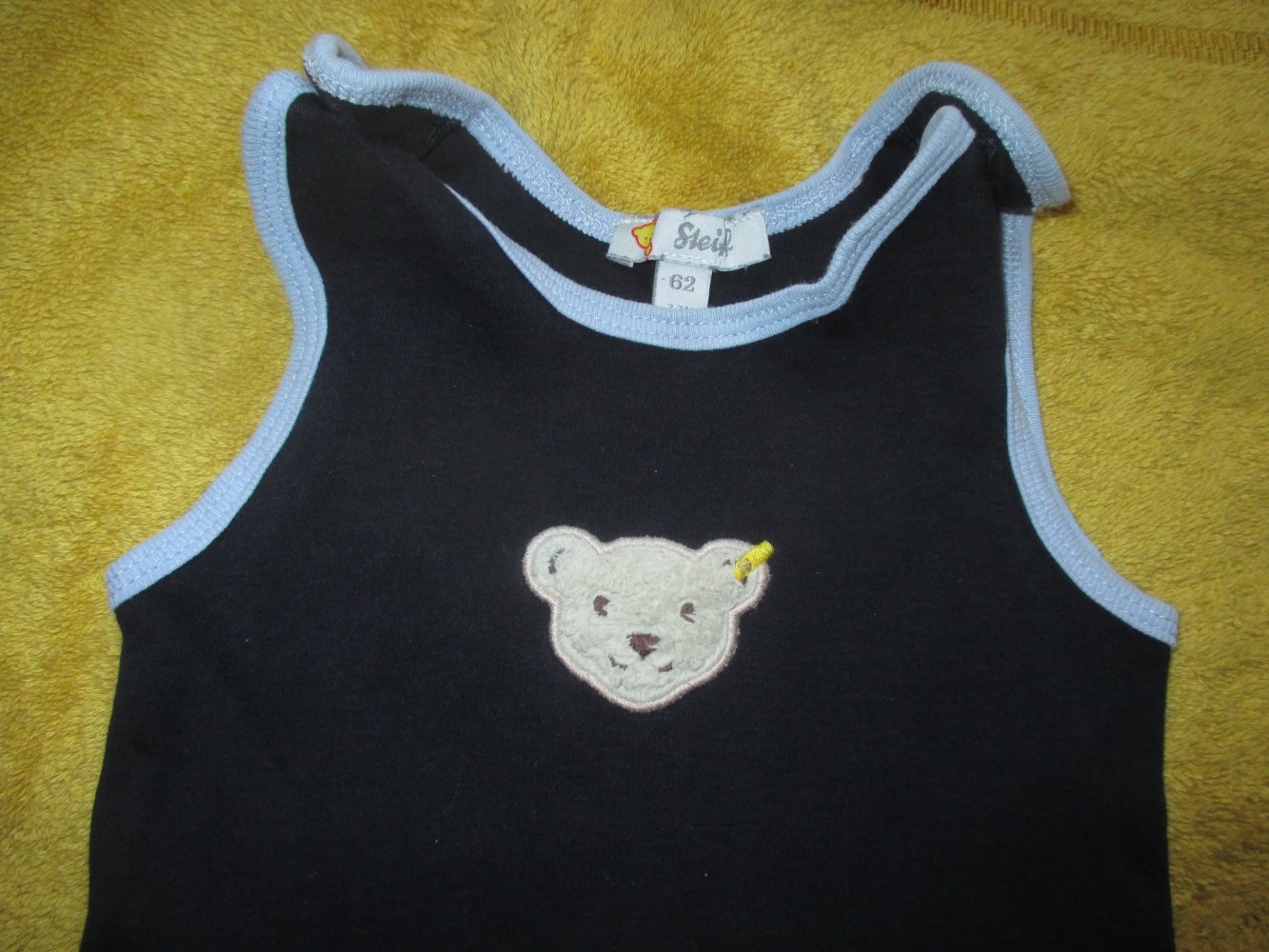 NEU * Baby * BOY oder auch GIRL * Unisex * 3D Bären * Applikation- Stickerei * Einteiler * Strampler * Strampelanzug * Schlafanzug * Jumpsuit 