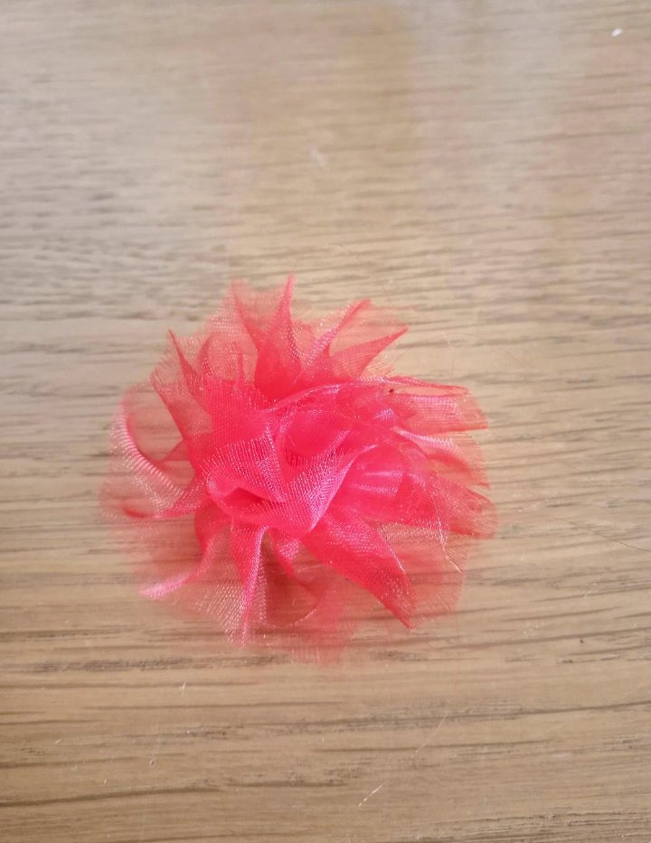 Brosche rot Vintage 80's