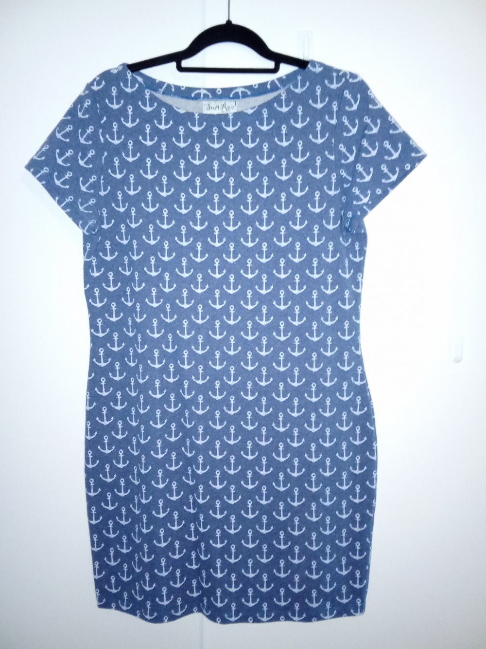 Kleid Sommersweat blau