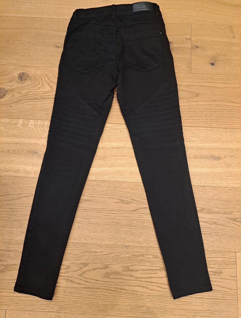 Only High Waist Skinny Röhrenjeans mit Details
