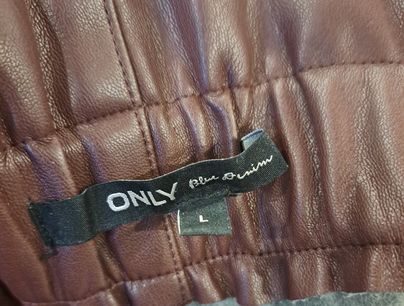 Only Lederhose Paperbag Tall bordeaux Gürtel