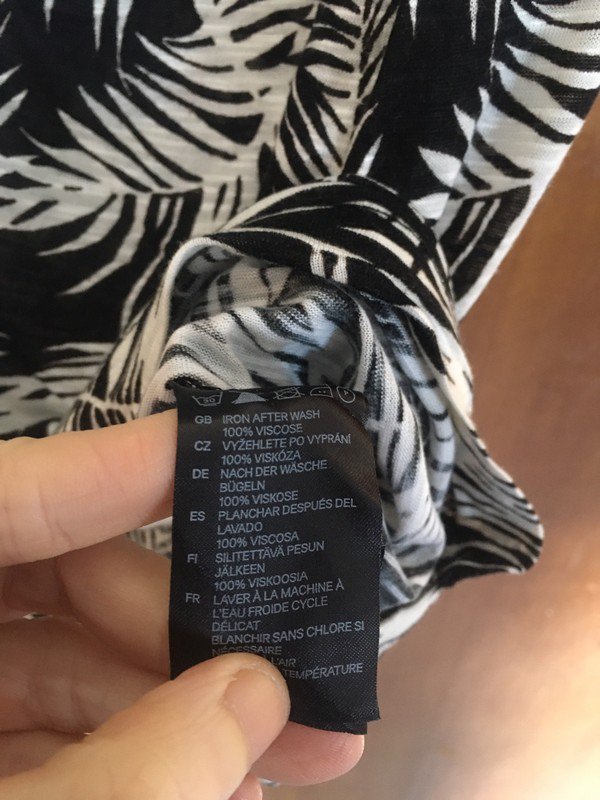 Gemustertes Shirt aus Viskose, Neu mit Etikett *Mengenrabatt*