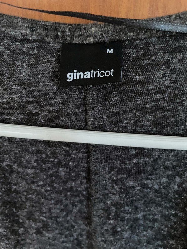 Grauer Cardigan aus Leinen/Viskose von Gina Tricot *Mengenrabatt*