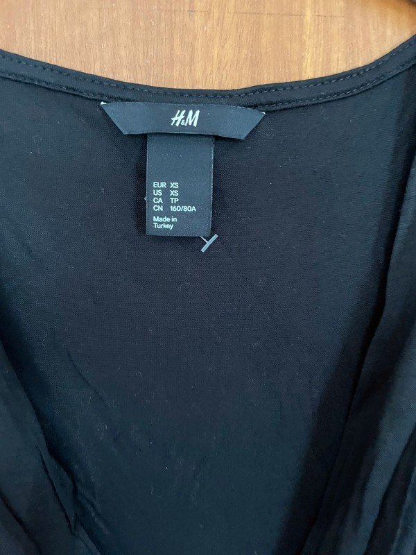 schwarze Bluse/Top  aus Viskose *Mengenrabatt*
