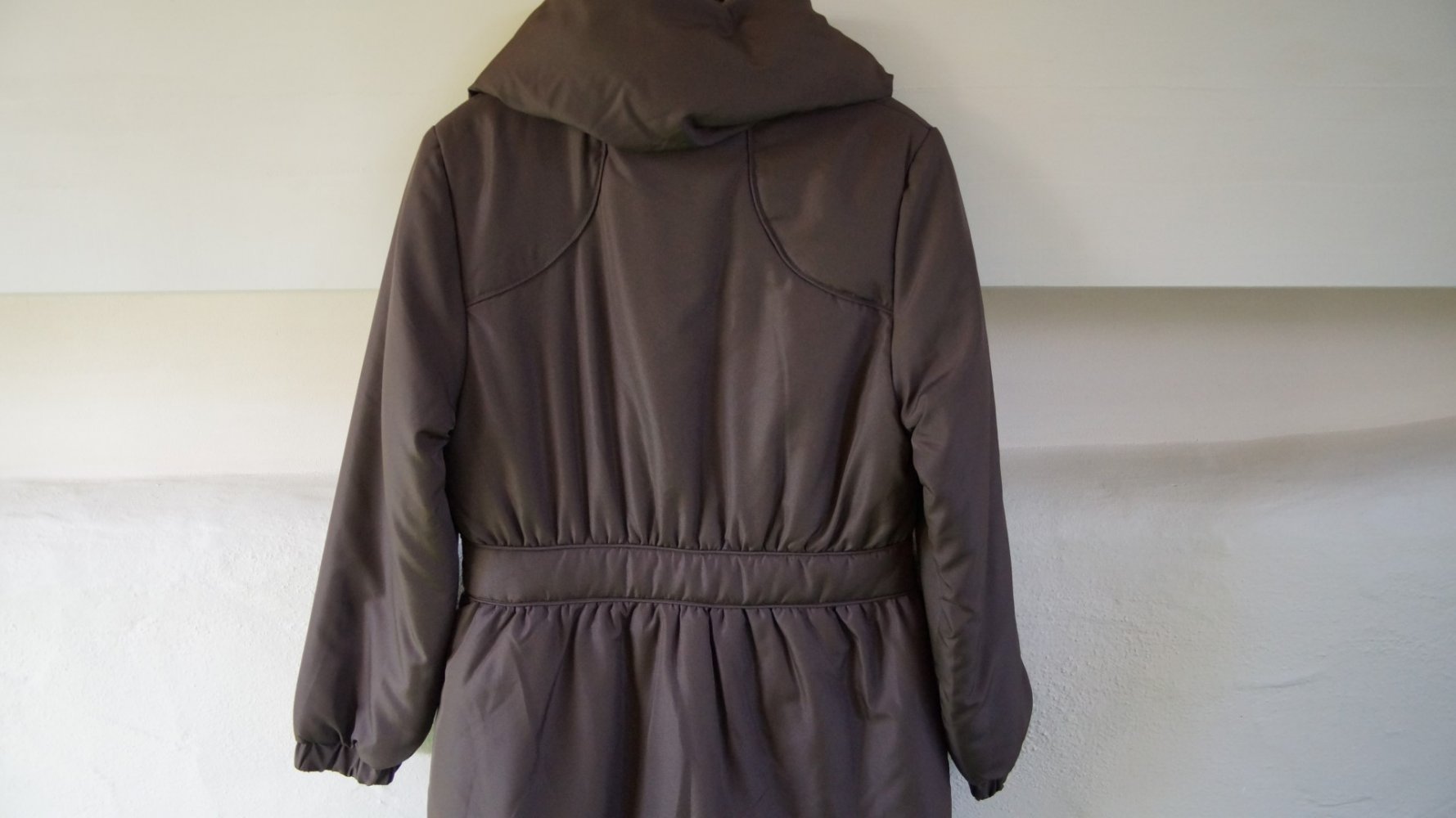 #Winterjacke, Gr. 36, #dunkelbraun, #Modemix - warm und leicht