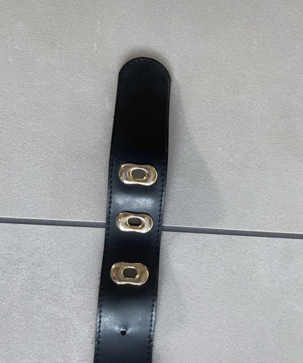 Schwarz goldener Gürtel