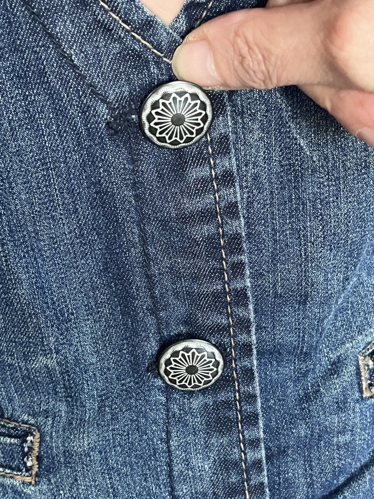 Blue Motion Jeans Weste Gr.M dunkle Waschung