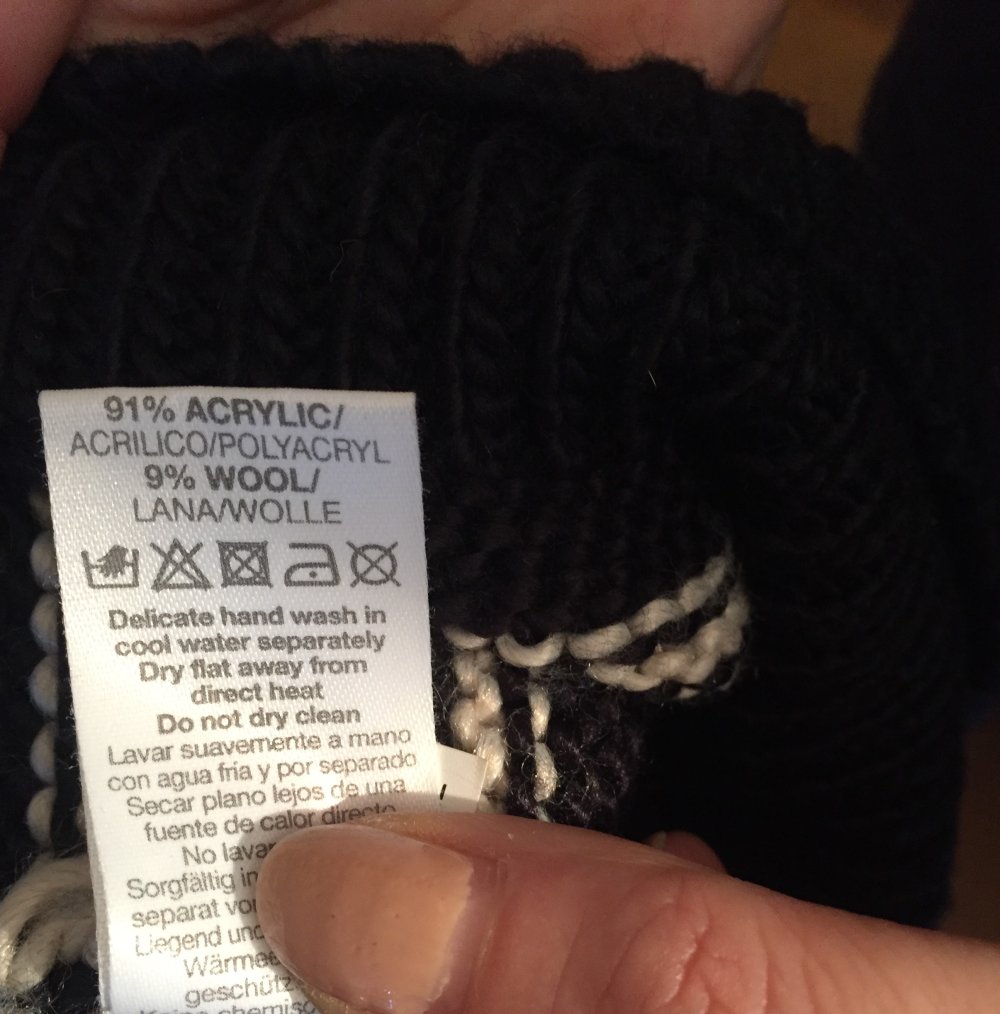 River Island Uhu Bärchen Panda Wolle Mütze mit Ohren
