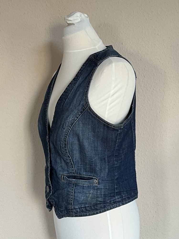 Blue Motion Jeans Weste Gr.M dunkle Waschung