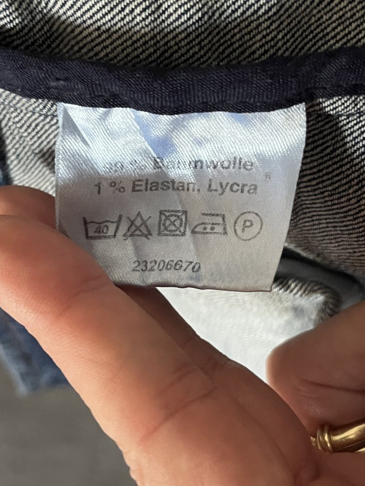 Blue Motion Jeans Weste Gr.M dunkle Waschung