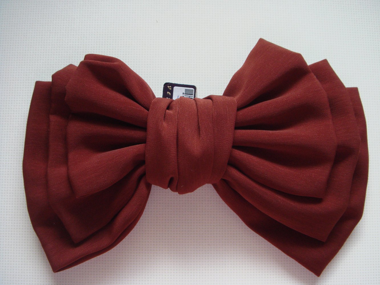 Vintage - Haarspange sehr groß - 17 cm lang - Schleife braun Spange 