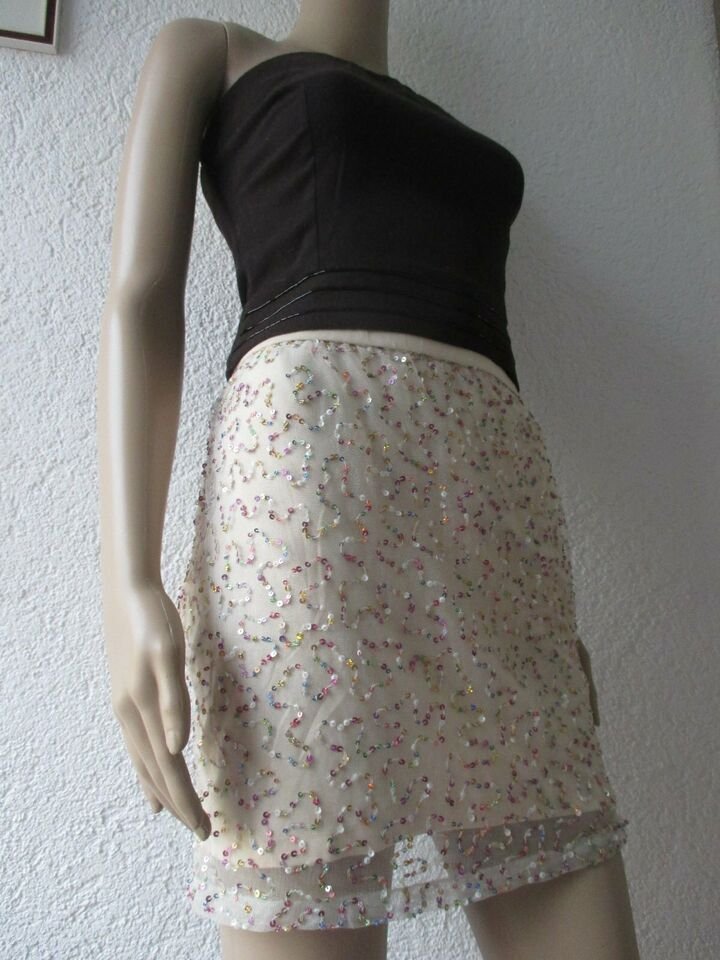 NEU * Edel * sexy * Pailletten- Stickerei * Trägerlos * Bustier * Korstett * Corsage 