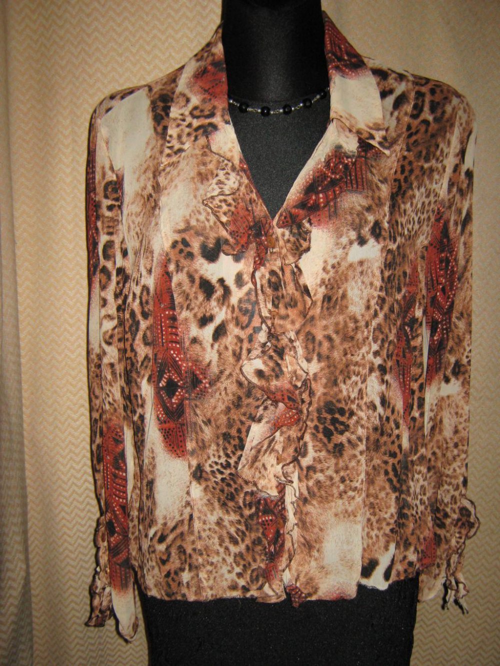 NEU * Piraten * Gipsy * Hippie Look * Animal * Leo Style * Volant * Bluse Tunika 