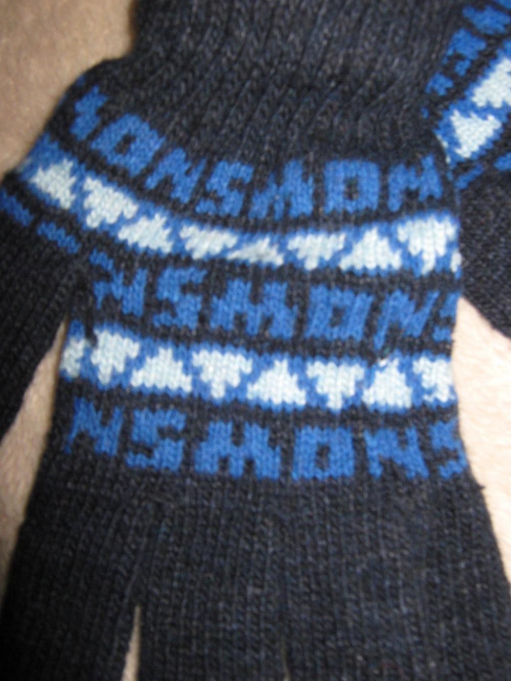 NEU mit ETIKETT * Modern * stylisch * Norweger * Look * Strick * Finger * Handschuhe 