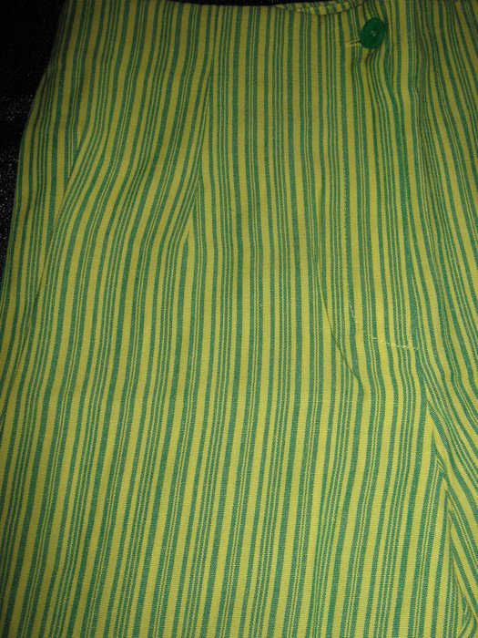  NEU * Edel * Original VINTAGE * Karotten * Anzug * Leinen * Streifen * High Waist * Hose 