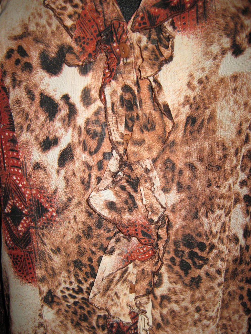 NEU * Piraten * Gipsy * Hippie Look * Animal * Leo Style * Volant * Bluse Tunika 