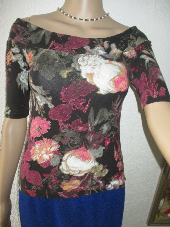 NEU * Nostalgie * Romantik * Rosen * Blumen * Blüten * Flower- Power * Bodycon * Carmen * T- SHIRT 