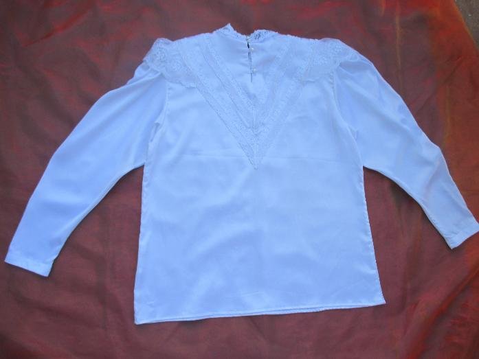 NEUw * Edel * ORIGINAL * Granny * VINTAGE * Lace Spitze * Tüll * Stickerei * Empiere * Bluse 