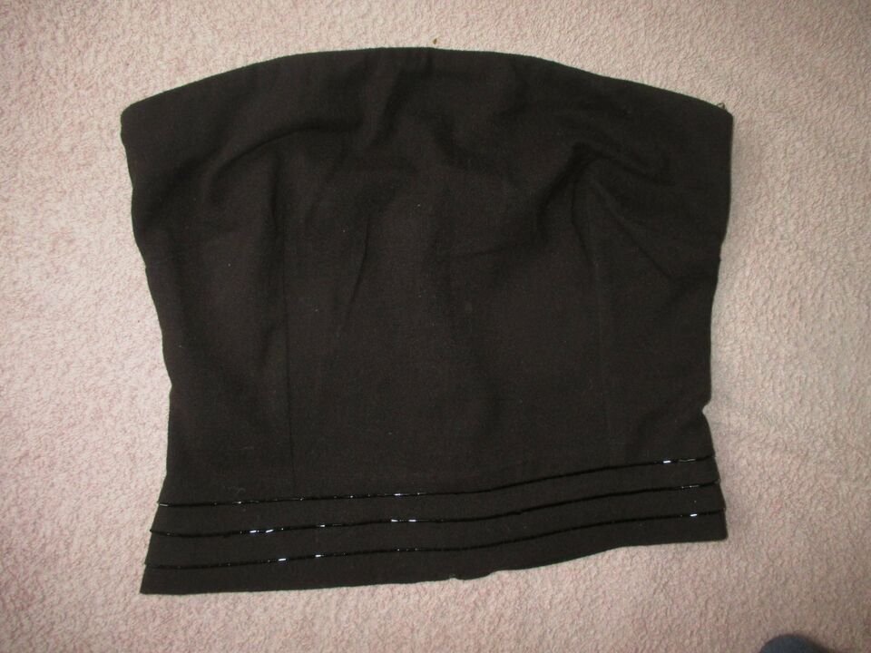 NEU * Edel * sexy * Pailletten- Stickerei * Trägerlos * Bustier * Korstett * Corsage 