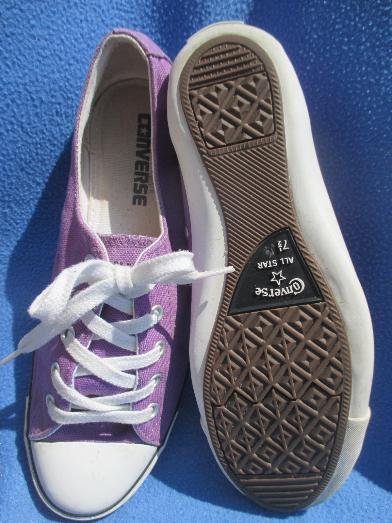 NEU * Damen * Sport * Freizeit * Canvas * Stoff * Chuck * Taylor All Star Dainty Ox * Sneaker * Schnür- Schuhe ''Converse All Star'' ORIGINAL * Gr. 38,5 = 5,5 * 7½ * lila * violett * veilchen *
