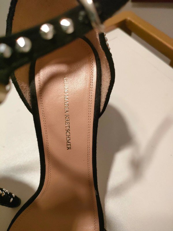 NEU mit Etikett * Glitzer * Swarovski * Strass * Kristalle * Steine * High Heels * Stilettos * Fessel * Riemchen * Sandaletten * Sandalen * Schuhe 