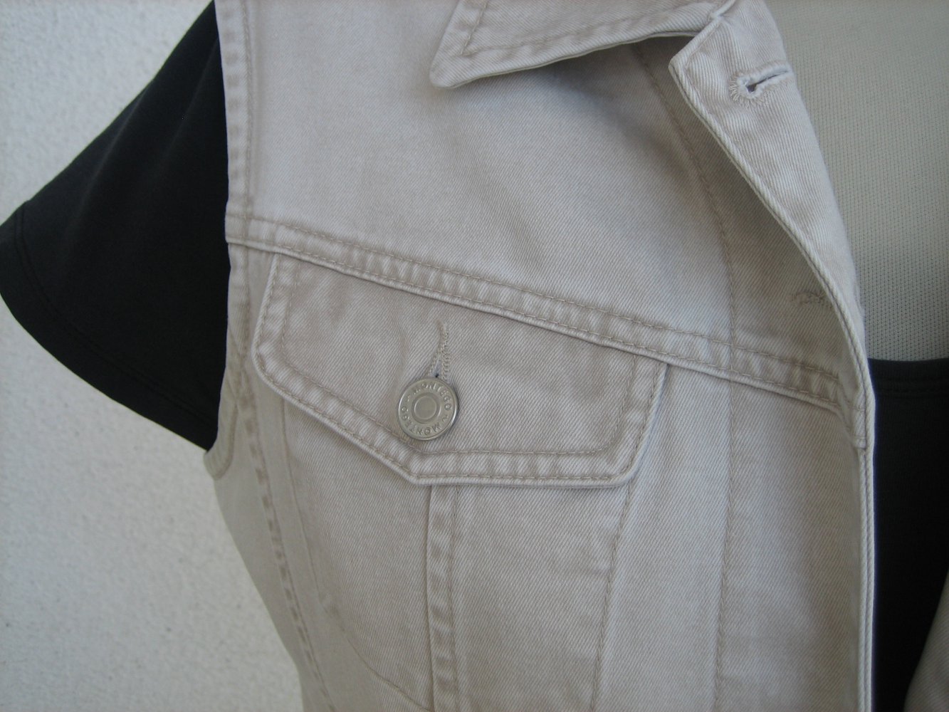 Sportl.-lässige Jeans-Weste Gr. 42, NEU! - vielseitiges, edles Kombi-Teil!