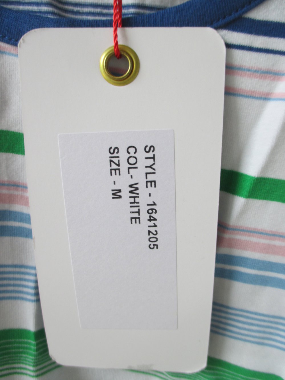 Lisa Campione, gestreiftes T - Shirt, Gr. M, Baumwolle, Kurzarm, Gr. 38 